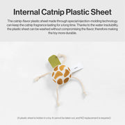 pidan Catnip Plush Toy, Little Monster Long rope Type