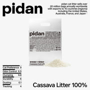 Pidan Cassava Cat litter (Non-Flushable)