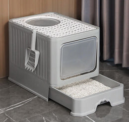 Foldable Cat Litter Box