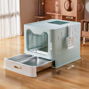 Stainless Steel Foldable Cat Litter Box