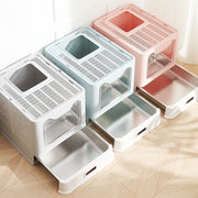 Stainless Steel Foldable Cat Litter Box