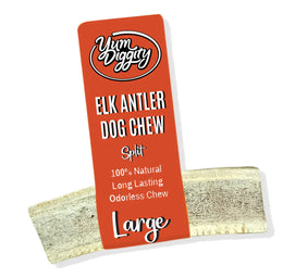 Yum Diggity Split Elk Antler Chew