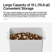 pidan Vacuum Pet Food Container with Weight Scale