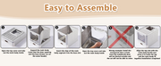 Stainless Steel Foldable Cat Litter Box