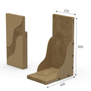 Cat Scratcher Board – Straight Angle Style