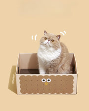 PurLab Cookie Sandwich Cat Scratch Box