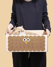 PurLab Cookie Sandwich Cat Scratch Box