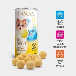 Ranova Freeze Dried Quail Egg Yolk Whole 80g