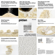 Pidan White-Jade (Corn Starch) Cat Litter (Non-Flushable)