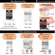 Pidan Tofu Cat Litter Collection (Flushable)